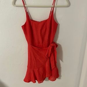 SOCIAL LITE XXS RED/PINK DRESS